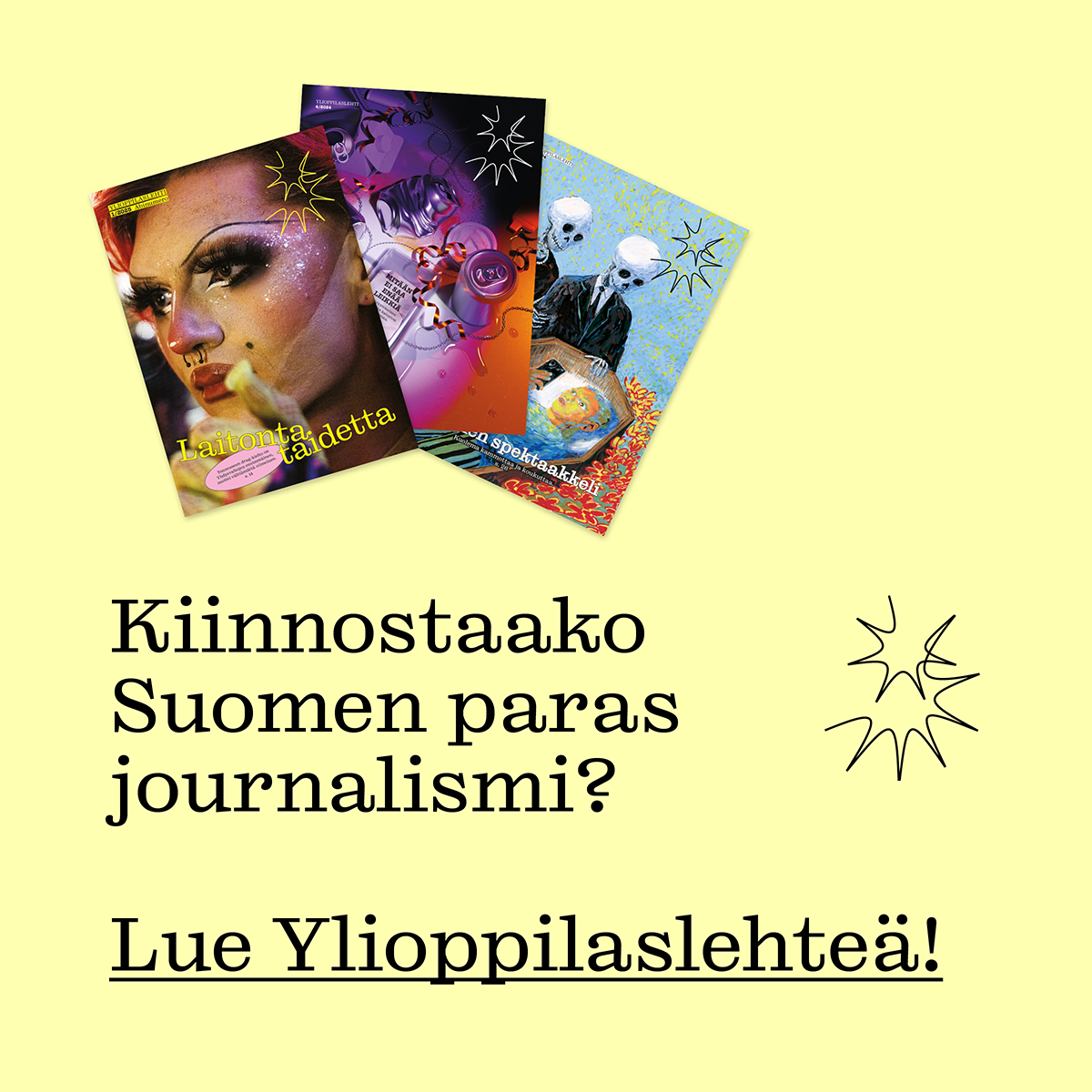 Ylioppilaslehden mainos
